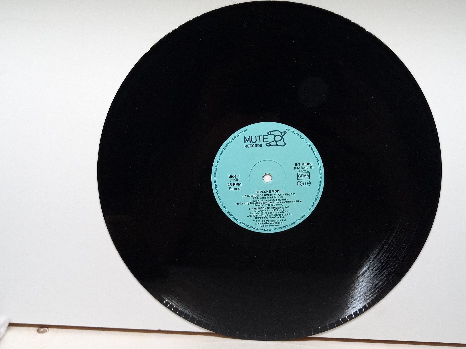 Dischi in vinile: Depeche Mode" A Question Of Time" Maxi-Single Live Remix – Usato da basel venduto da markusb07 4