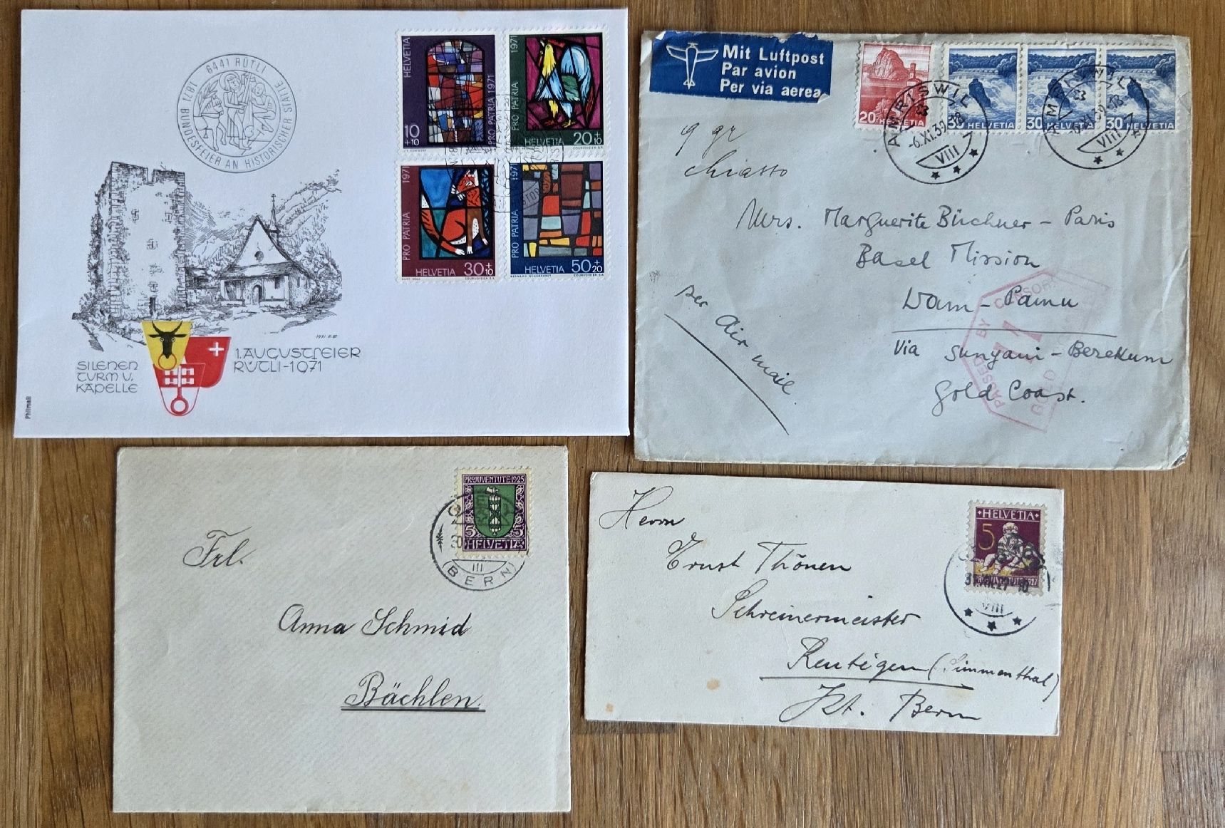 Tous les timbres: Briefpost Ausland über 40 Couvert – D'occasion à Stans par Ducati16 5