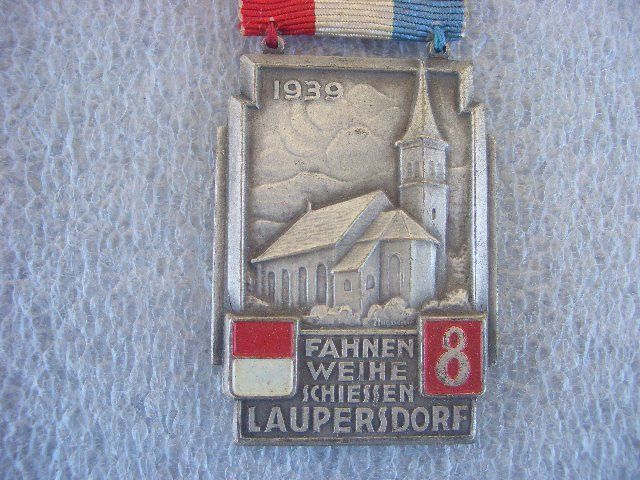 Medaglie: SCHÜTZENABZEICHEN LAUPERSDORF 1939 – Usato da Thürnen venduto da Chluuri 1