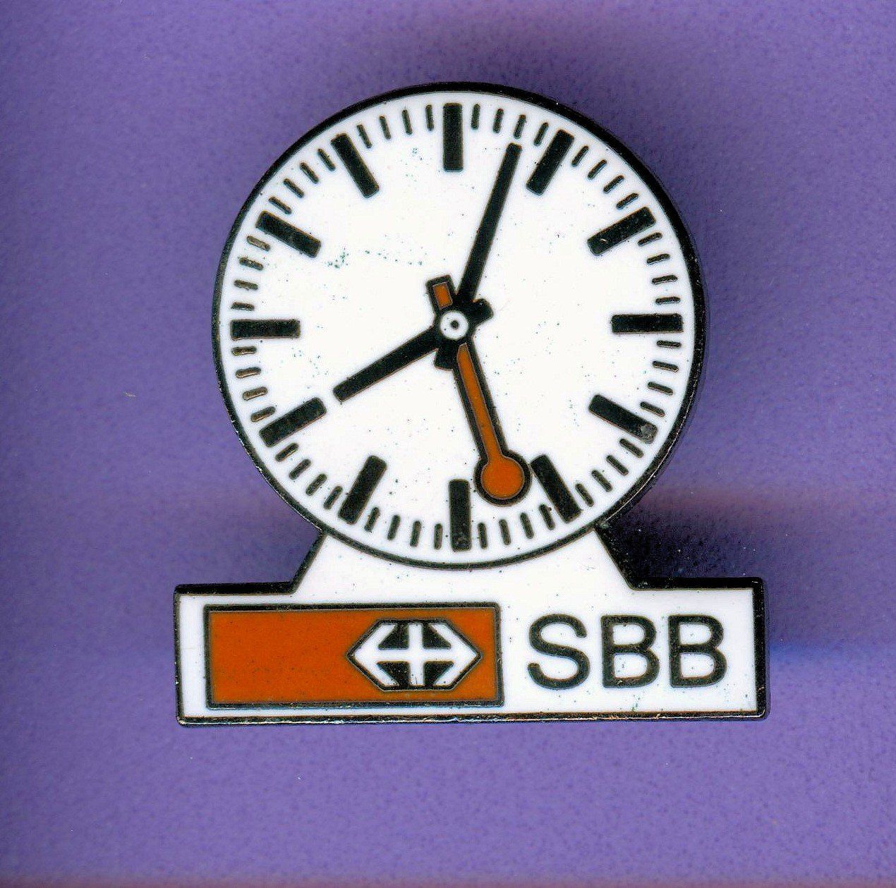 SBB/CFF/FFS Placchette & Badge: SBB Bahnhofs-Uhr – Usato da Winterthur venduto da Sammleroase