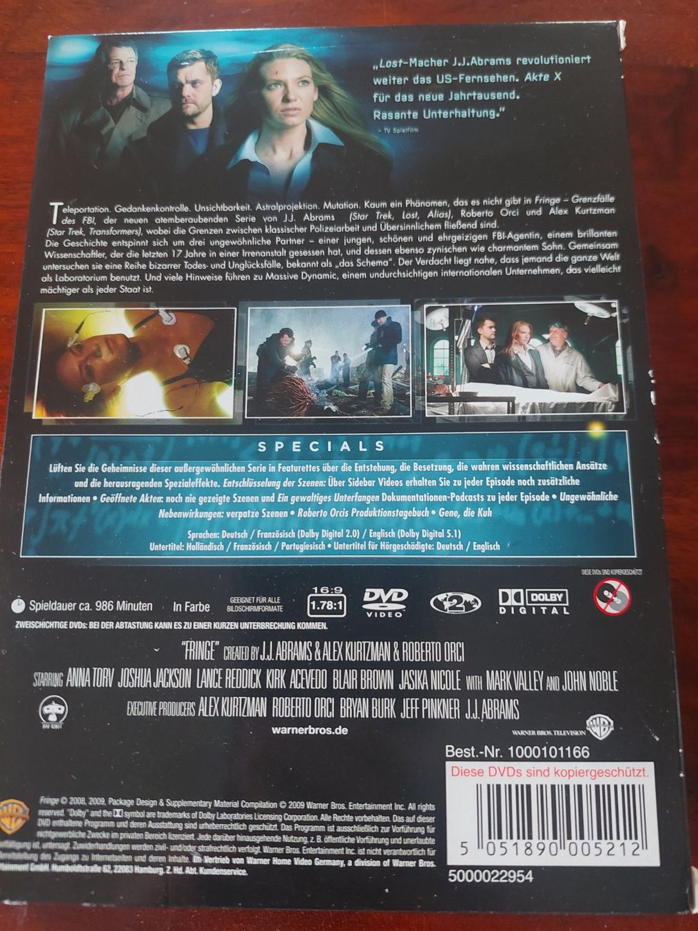 Tutti i DVDs: Fringe Serie Staffel 1 DVD – Usato da Beckenried venduto da Havacola 2
