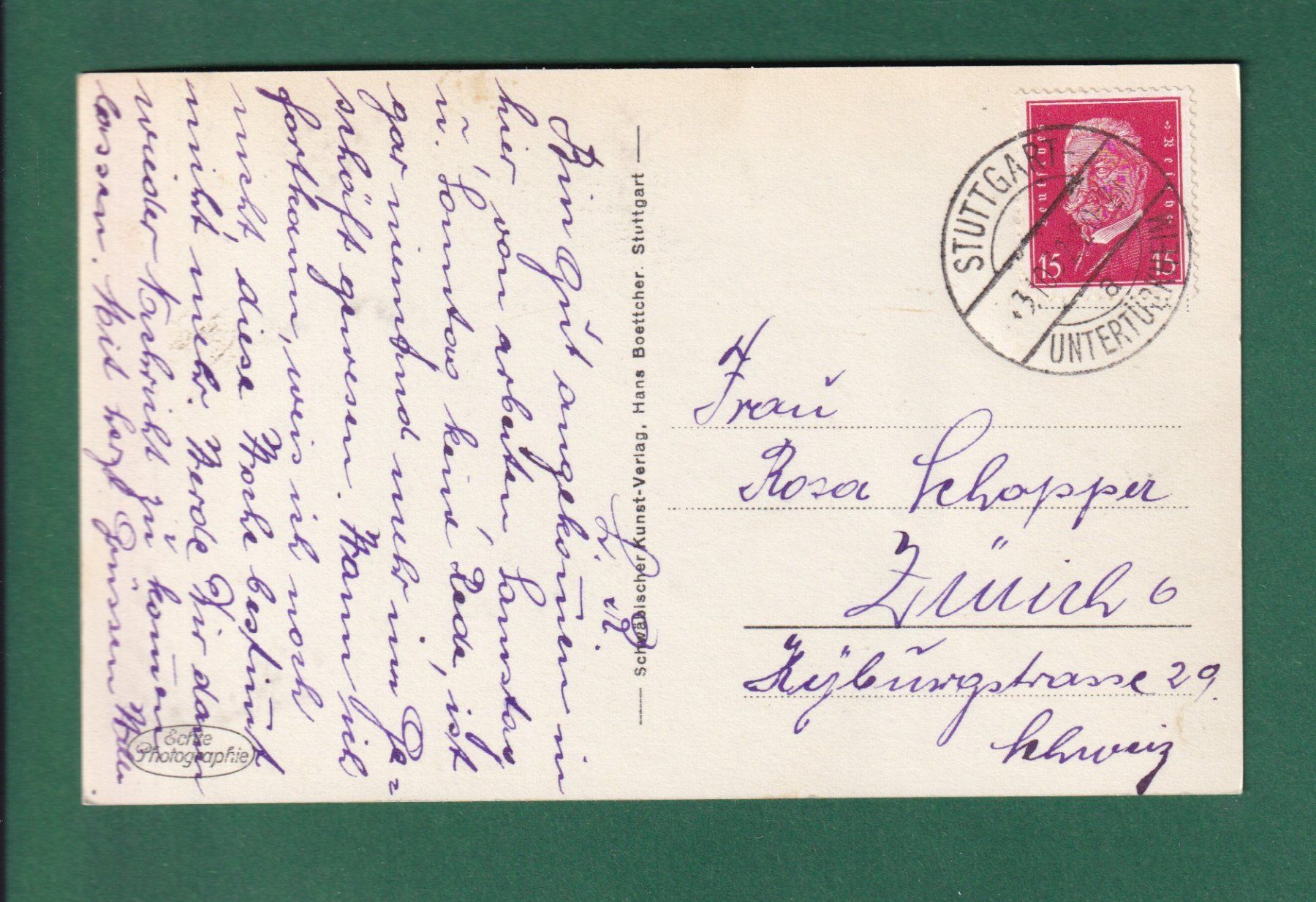 Cartoline postali: STUTTGART - Landestheater - 1932 – Usato da Pully venduto da nicecards-shop 1