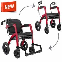 DER NEUE ROLLATOR ROLLZ PERFORMANCE IN RUBINROT