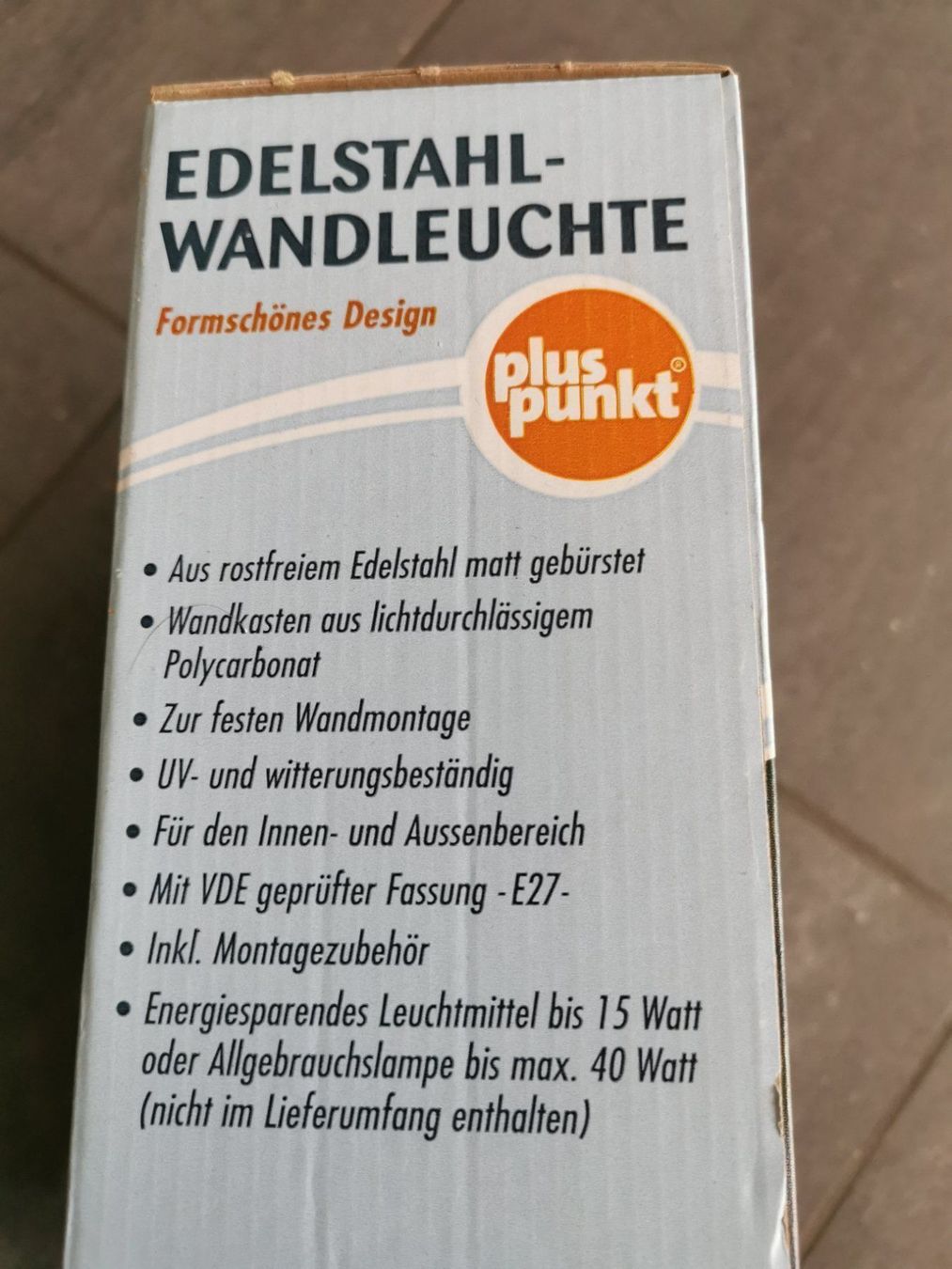 Lampen: Wandleuchte Edelstahl Neu – Neu und originalverpackt aus Ins von joojooo 3