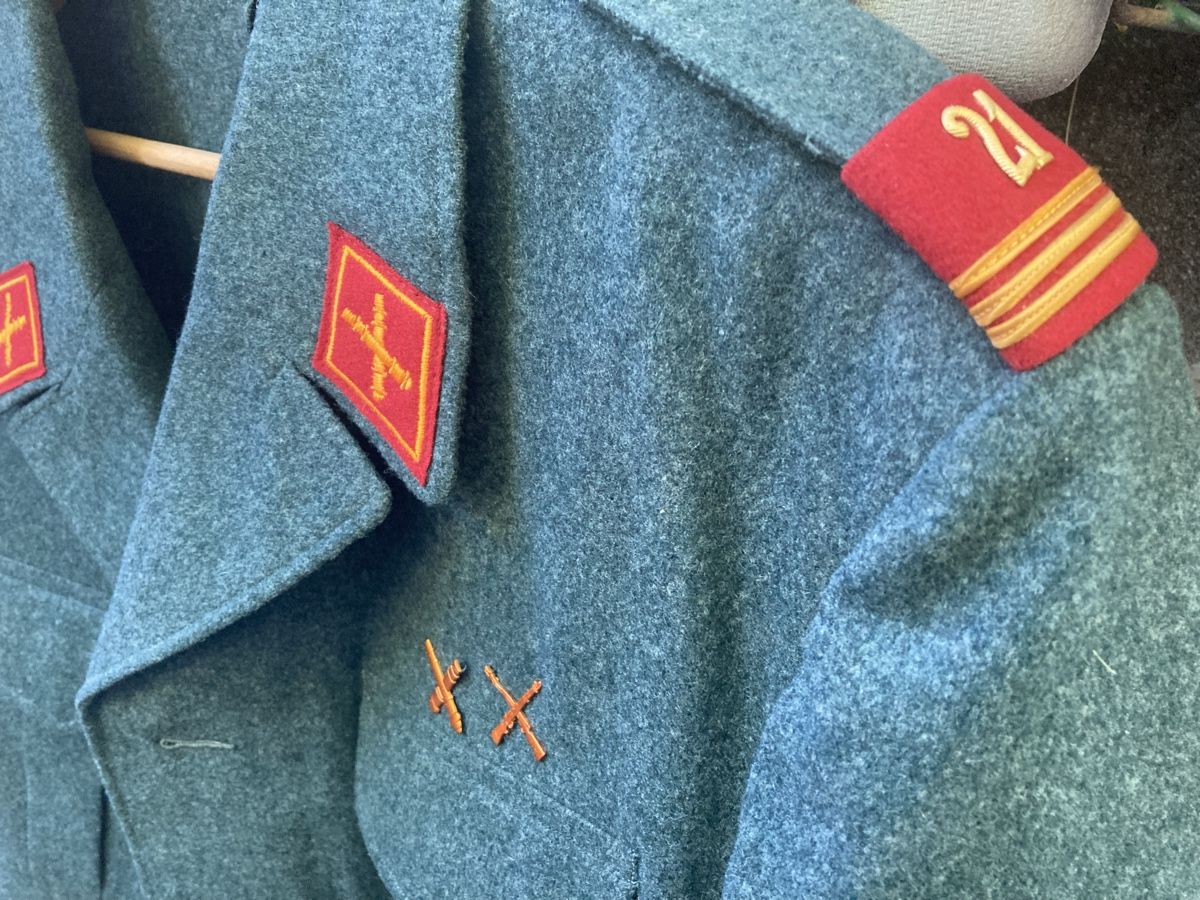 Schweizer Armee Uniformi: Uniforme troupe de forteresse – Usato da Bussigny venduto da JPS06 1