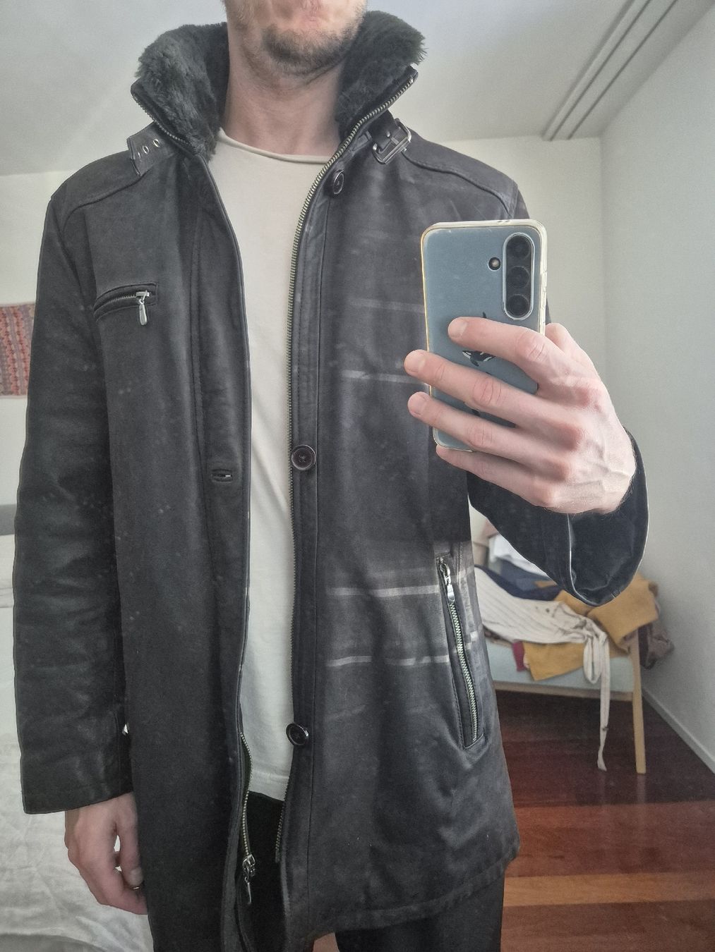 Jacken: High-quality real leather jacket, brown, size L, – Gebraucht aus Zürich von CCGhost89 1