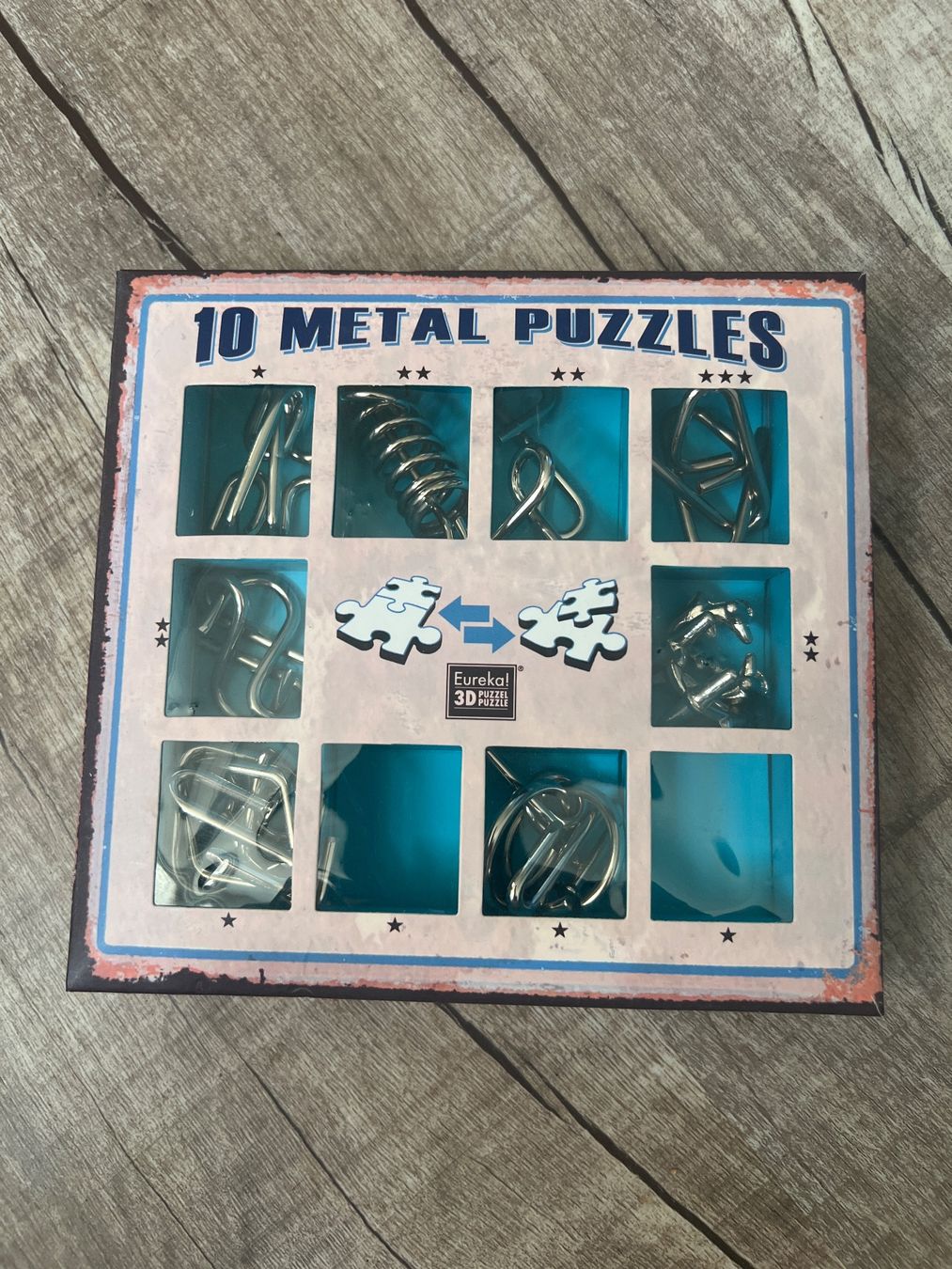 Puzzles: Metall Puzzles Box Set Eureka 3D Puzzles – Gebraucht aus Egliswil von Photonik