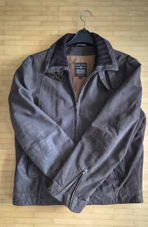 Veste en cuir pour homme