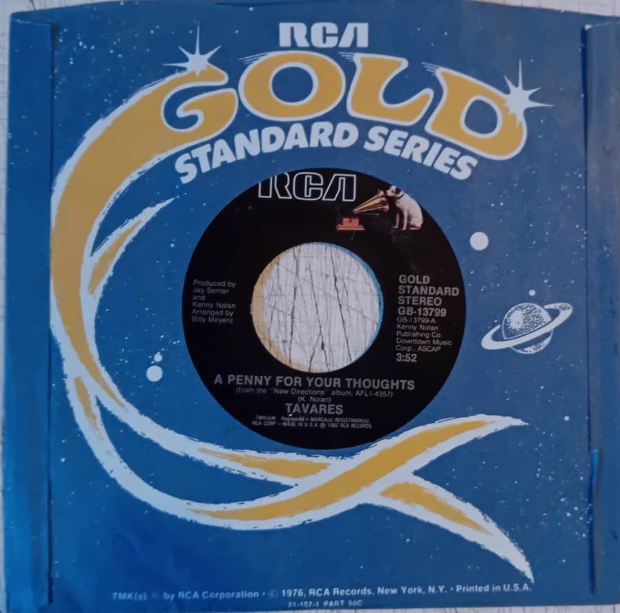 Schallplatten: Tavares: A Penny For Your Thoughts 7" – Gebraucht aus Steinhausen von Vilivinili