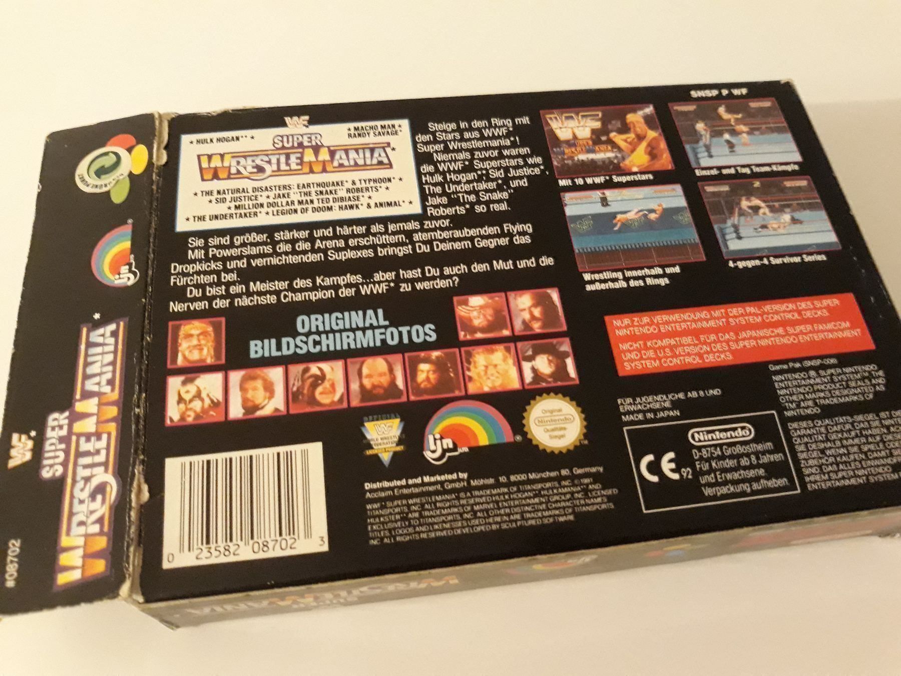 Giochi: Super Wrestle Mania Super Nintendo SNES – Usato da Aarau venduto da Kaesekuchen2000 5
