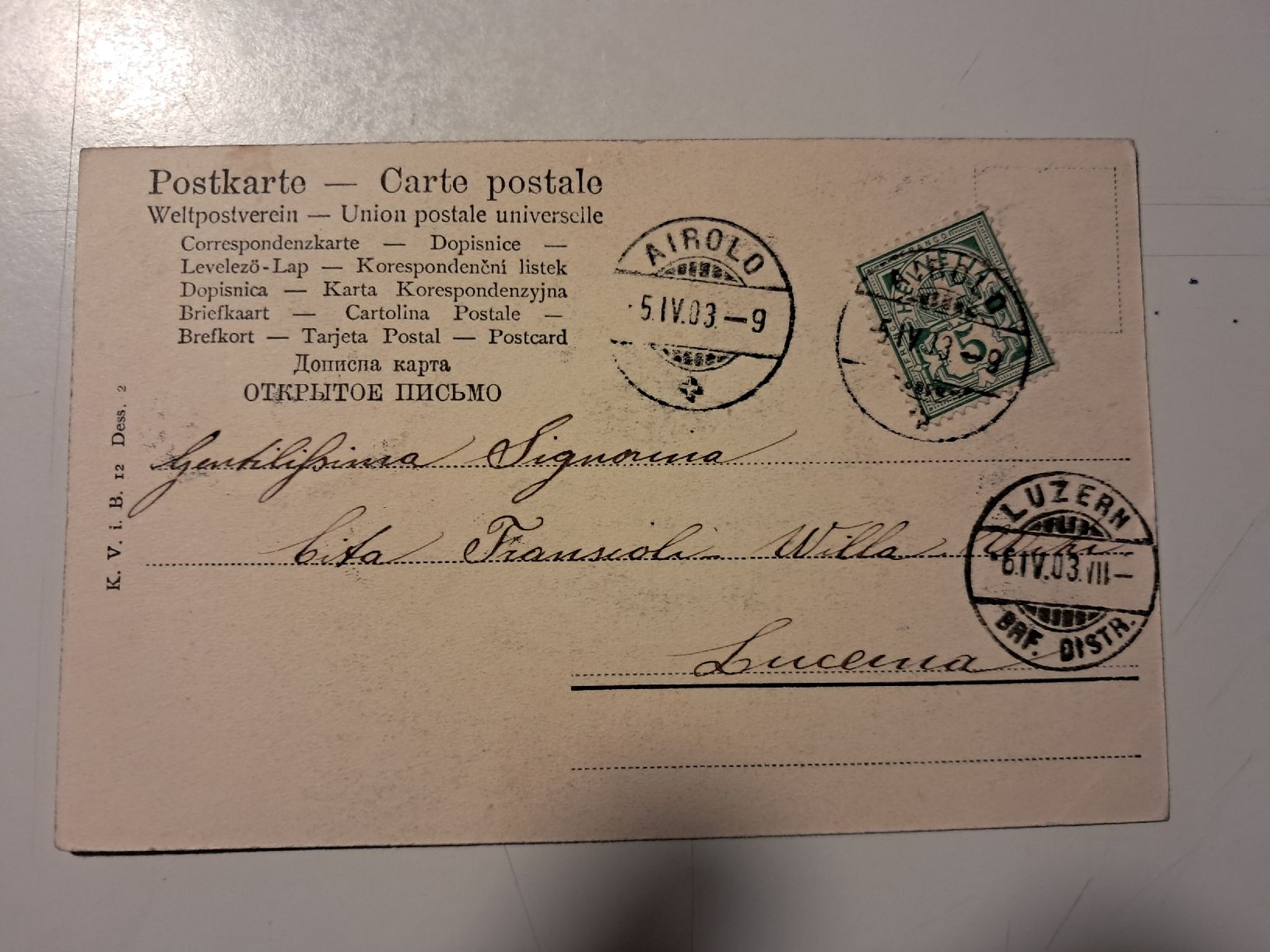 Cartoline postali: il cacciatore d'altri tempi – Usato da Gorduno venduto da ema_7yhp 1