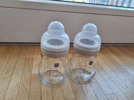 MAM Babyflaschen 2 Stück Glas 170 ml
