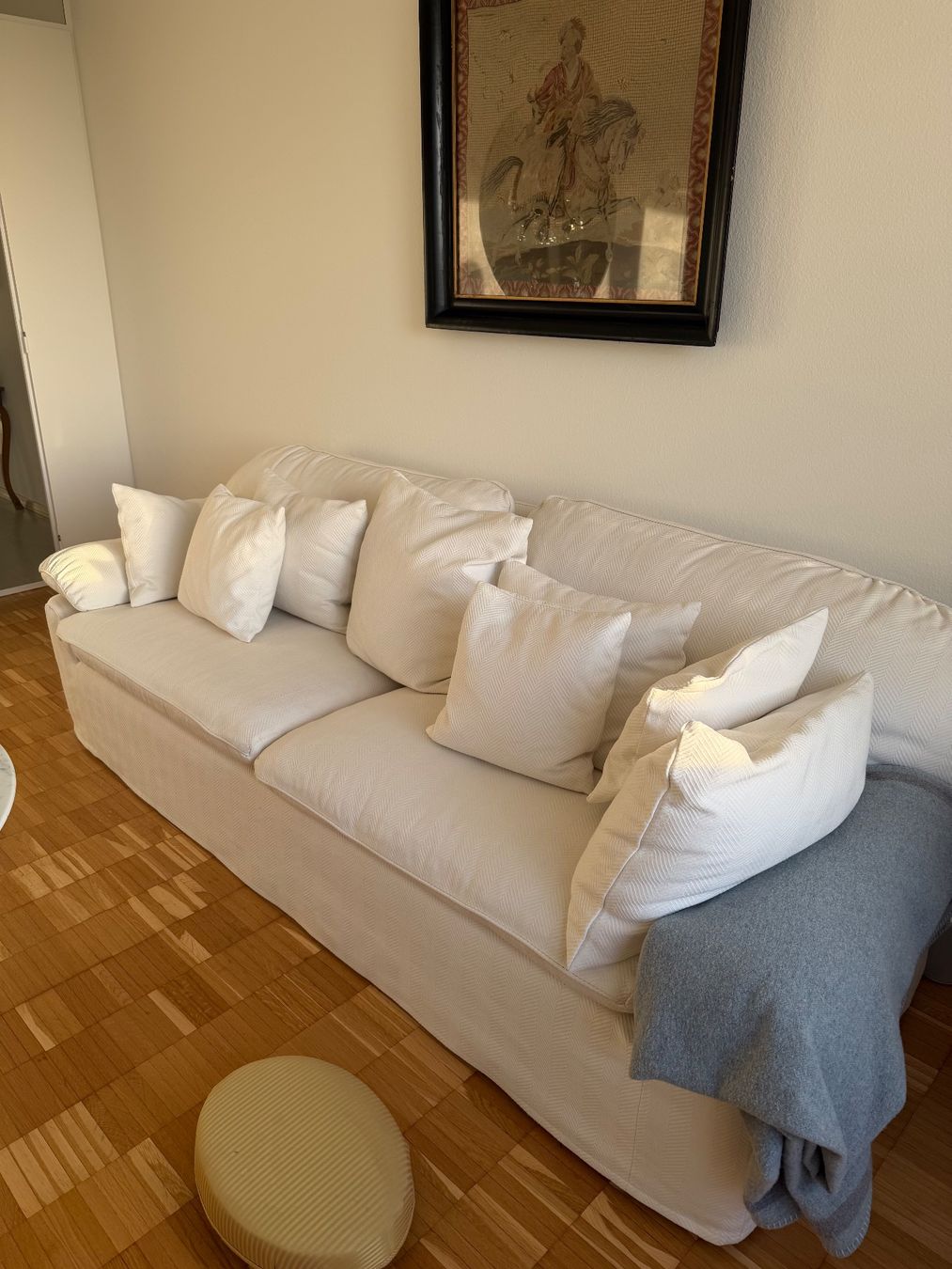 Sofas: Beautiful White Sofa 220cm – D'occasion à Zürich par ralph__ 3