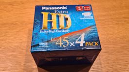 Panasonic HD EC-45 4er Pack VHS Camcorder Kassetten/ NEU