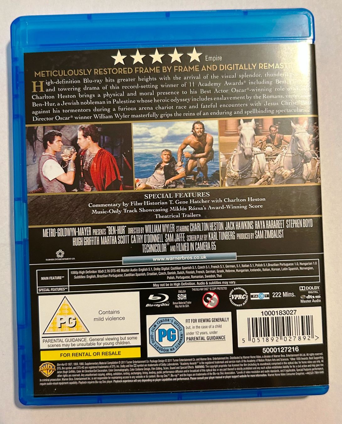 Tous les DVDs: Ben-Hur (3x Blu-Ray)  Deutsch – D'occasion à Riehen par Colana1 1