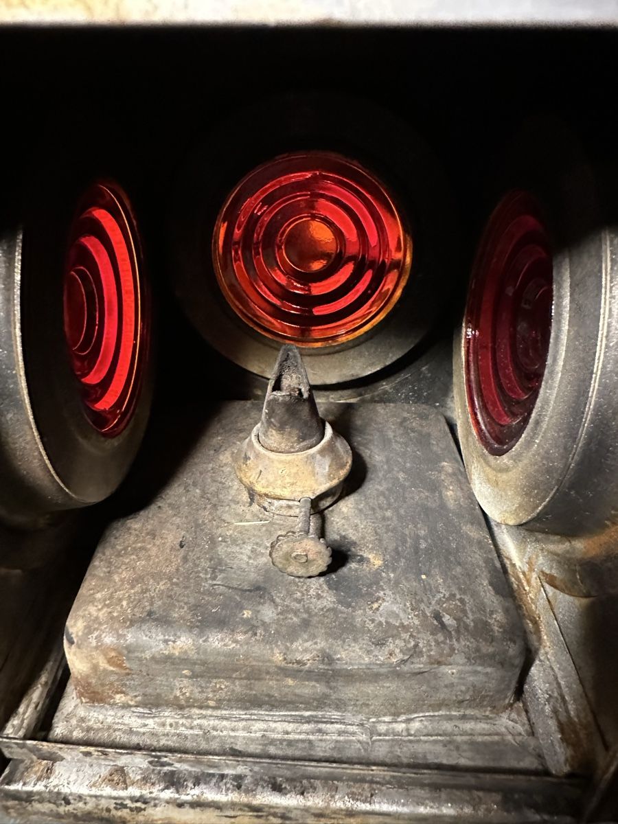 Sonstige Eisenbahn: Alte Signallaterne rot Metall – Gebraucht aus Mellingen von TomHeid80 3