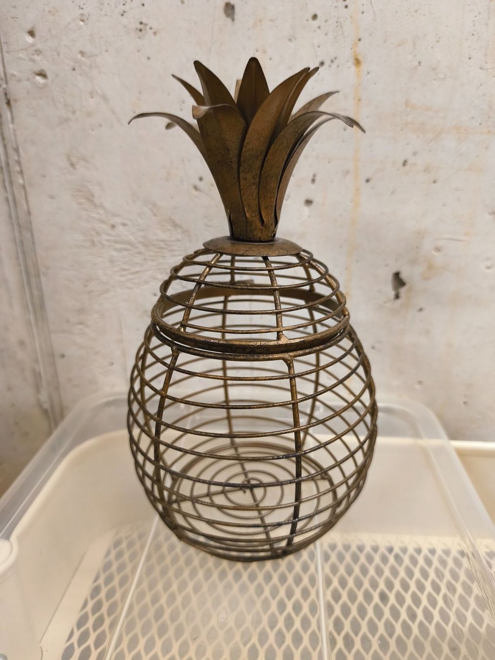 Laternen: Windlicht Ananas Laterne Metall – Gebraucht aus Zürich von Jul69 2