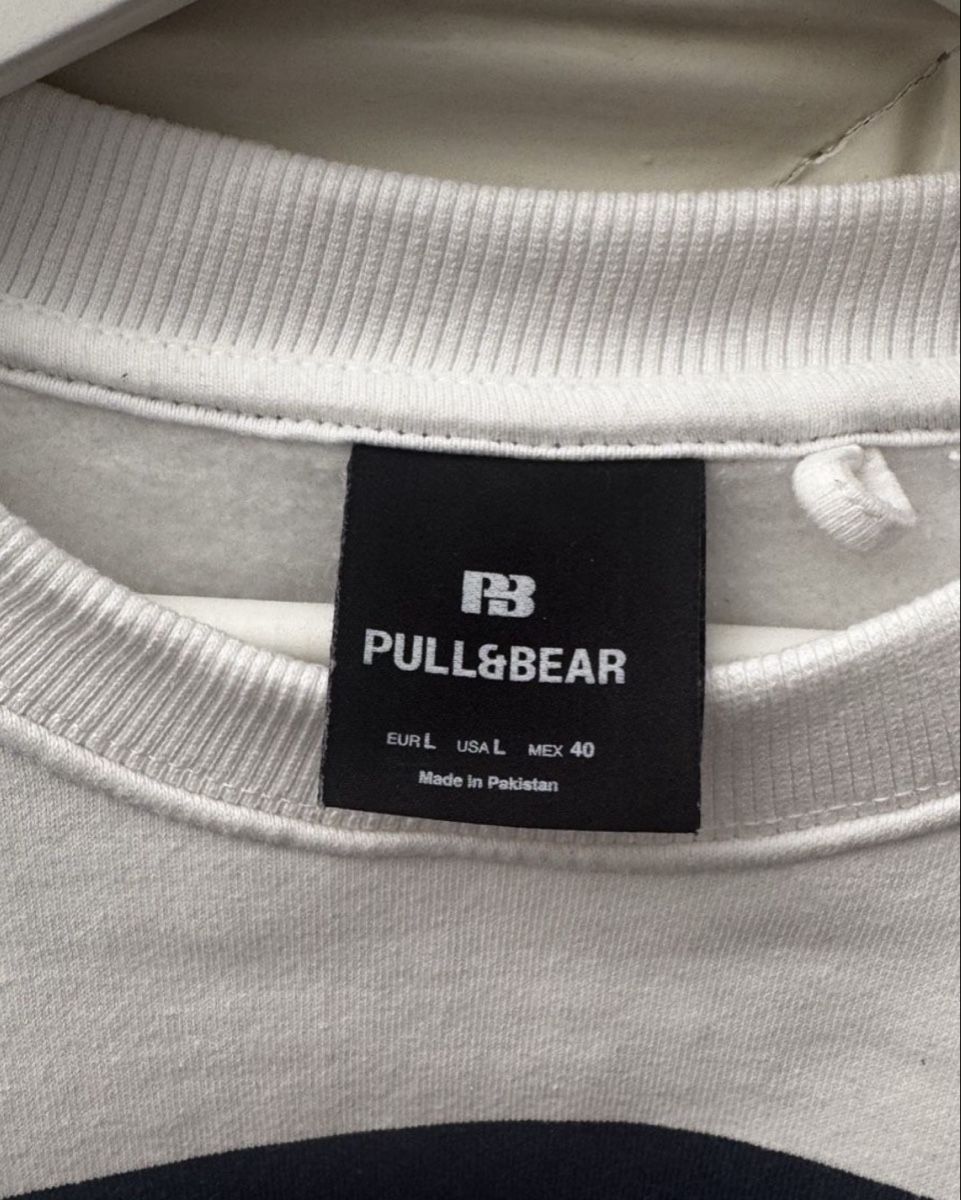 Pull&Bear Pullover & Sweatshirts: Pull&Bear Sweatshirt gestreift Blau Weiß Gr. L Neu. – Neu (gemäss Beschreibung) aus Zürich von ber_78xz 4
