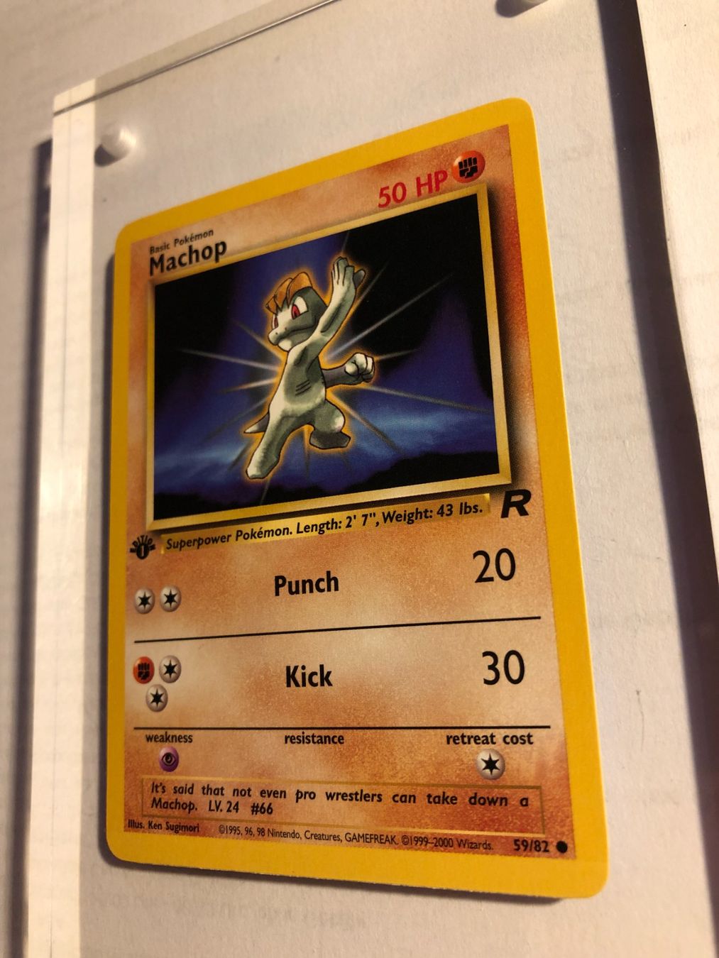Cartes à collectionner: Machop 1st Team Rocket - MINT - ab 1.- – D'occasion à Giubiasco par dan_pr8b 2