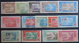 Elfenbeinküste Franz. ex. Kat. 62-89 */gest. 1922/27