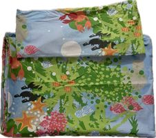 Literie enfant thème marin, housse de couette + taie