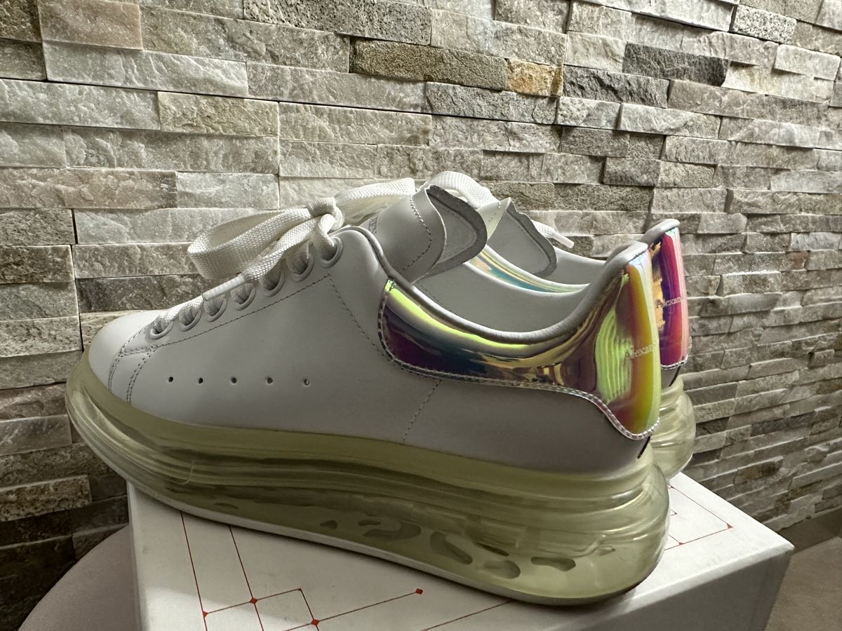 Alexander Mcqueen Scarpe da uomo: Alexander McQueen Oversized Sneaker White Multi Nº37 – Usato da Lugano venduto da ROLEX-SWISS1976 6