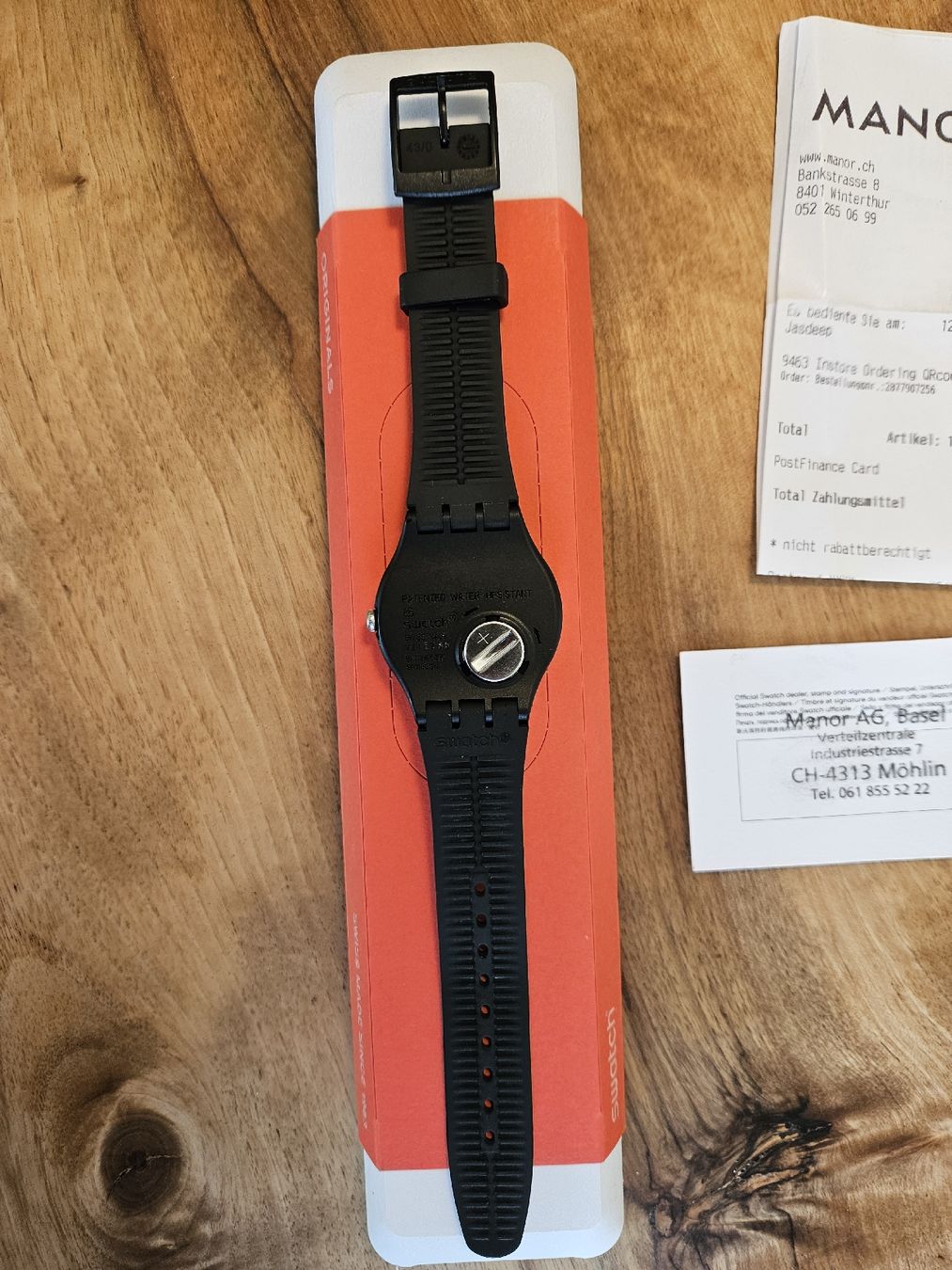 Swatch Orologi: Swatch Twice Again schwarz  – Nuovo (secondo la descrizione) da Winterthur venduto da Dsc3 2