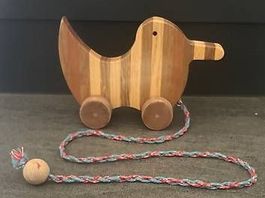 Holzente / Tigerente zum Ziehen