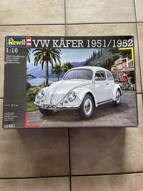 Maquette Revell VW Käfer 1951/52 – Échelle 1:16, Classics Réf 7488, Occasion