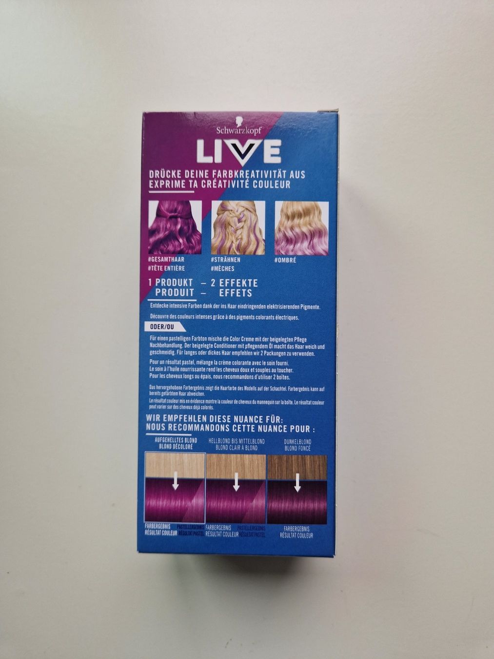 Färbemittel: LIVE Ultra Brights temporäre Haarfarbe Violett – Neu und originalverpackt aus Siebnen von Janixe-Sophie 3