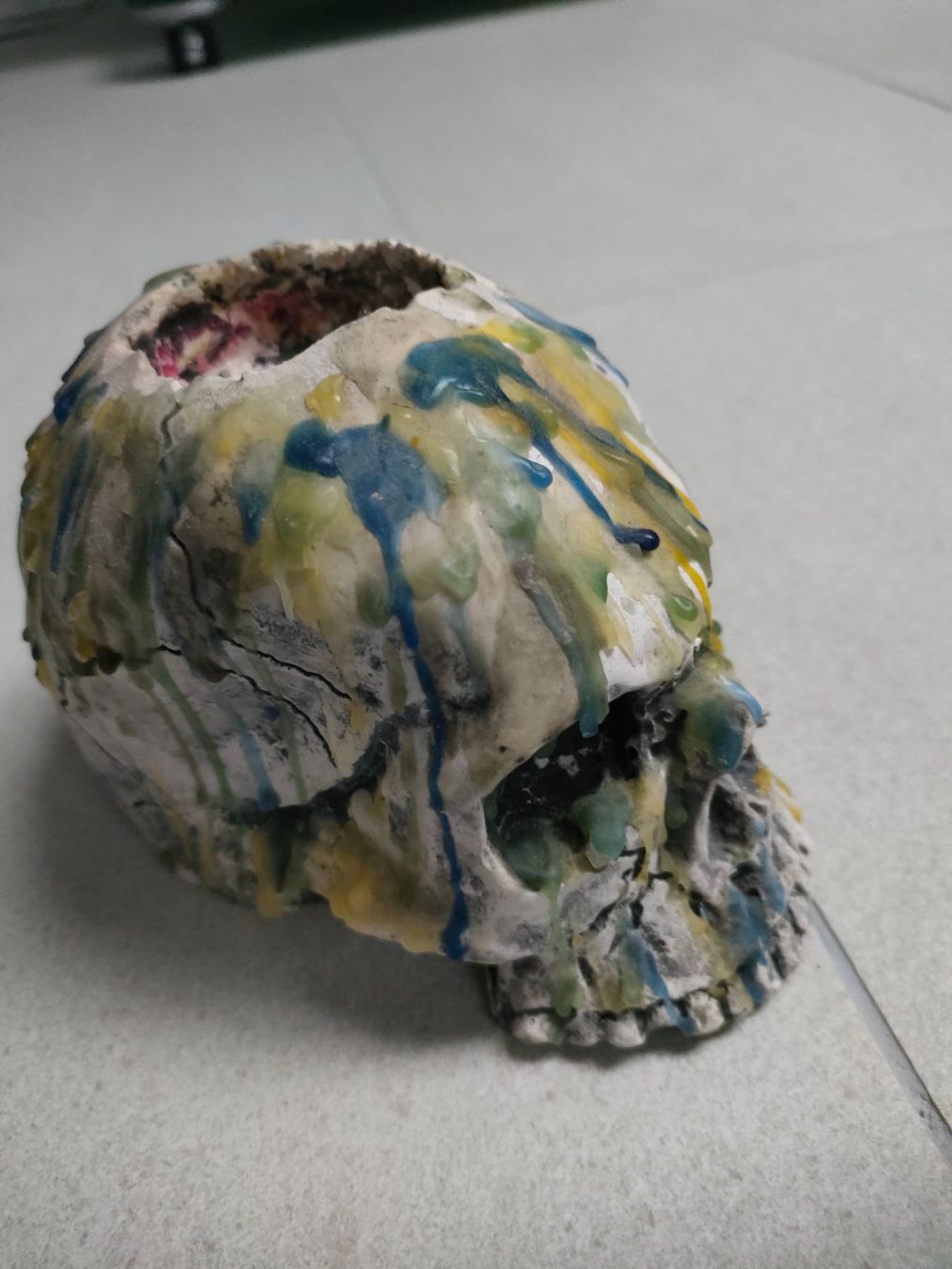 Portacandele: Kerzenständer Totenkopf – Usato da Aarburg venduto da Frys 5