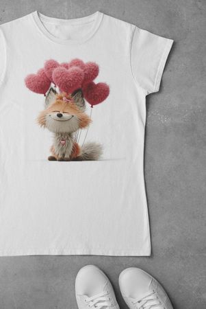 Valentinestag Baumwolle T-shirt NEU