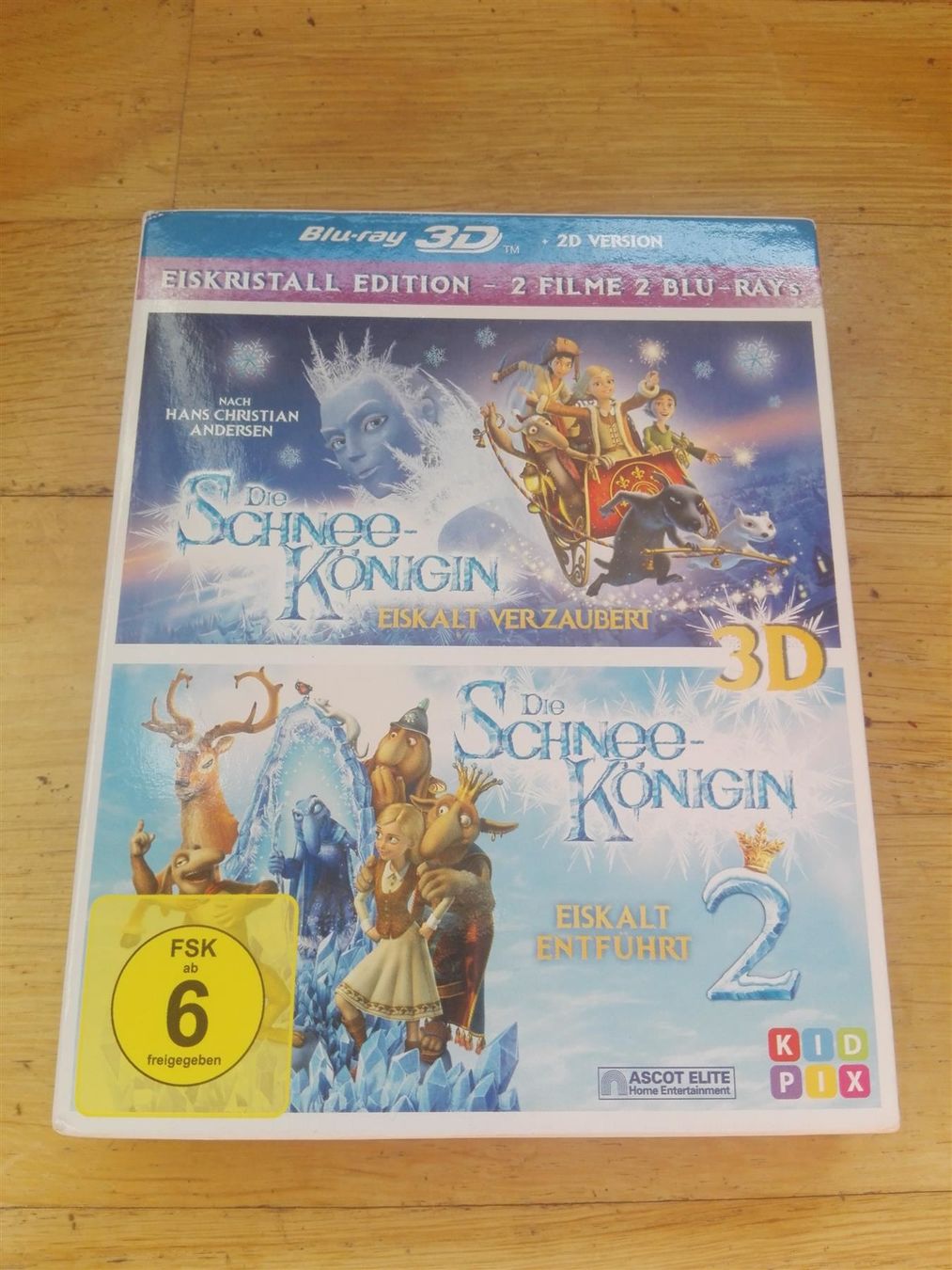 Tutti i DVDs: Die Schneekönigin (1 + 2)      -3D & 2D- – Usato da St.Galllen venduto da elkaphone