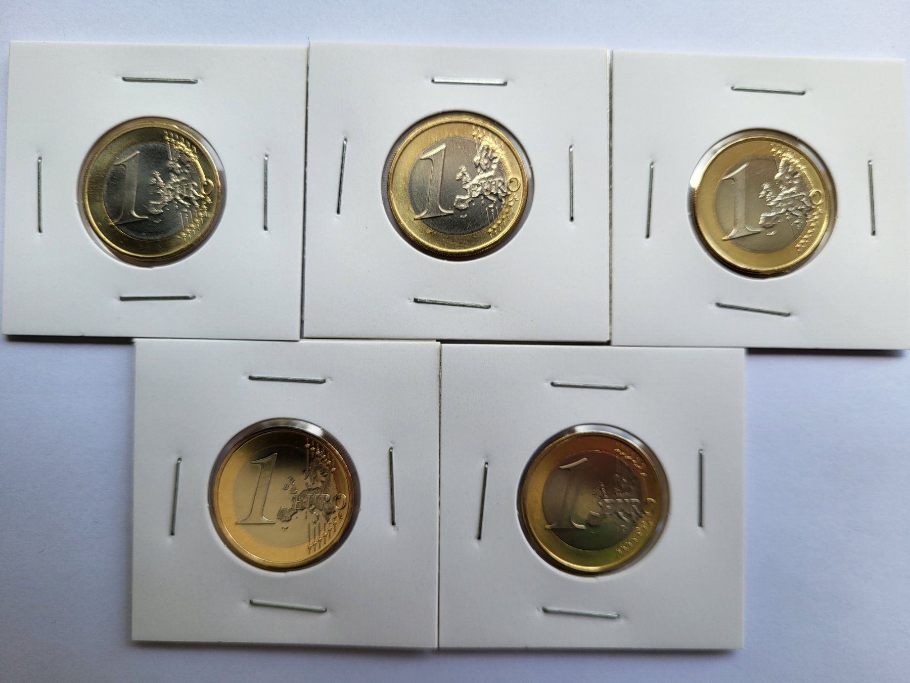 Tutti le monete: 1€ 2008 Stgl A-D-F-G-J – Nuovo (secondo la descrizione) da Pravidondaz venduto da LVtik 1