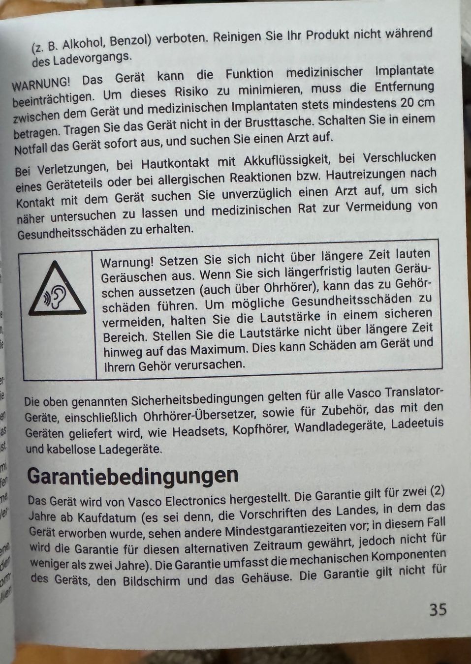 Cuffie: Vasco Translator E1 Übersetzer Kopfhörer – Nuovo (secondo la descrizione) da Küssnacht am Rigi venduto da alessa877 5