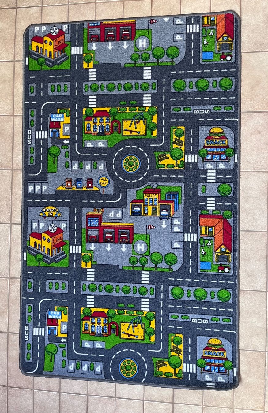 Spielmatte: Spielteppich mit Strassen – Gebraucht aus Roggwil BE von KarotteV