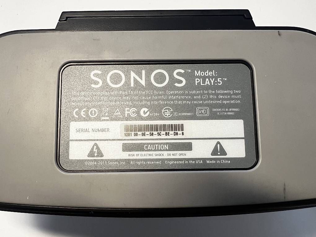 Sonos Casse acustiche: Sonos PLAY:5 Gen. 1 – Usato da Lengnau AG venduto da Luniq 4