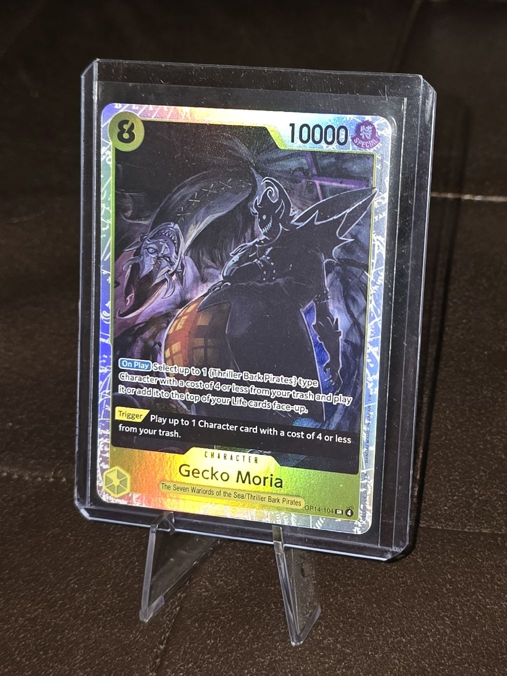 Bandai Carte collezionabili: Gecko Moria OP14-104 One Piece – Nuovo e nell'imballaggio originale da Bronschhofen venduto da dvnb