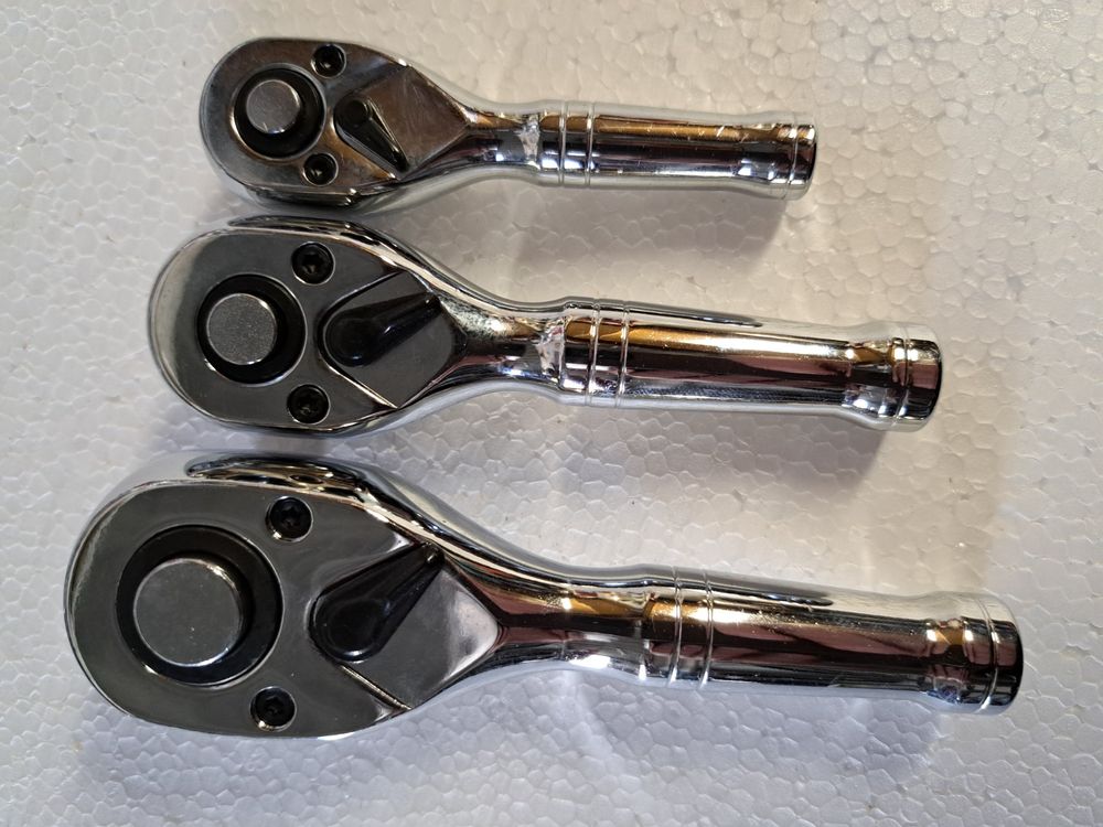 SATA Ratsche 3-teilig – 72 Zähne Für Präzises Arbeiten Mit Komfortgriff