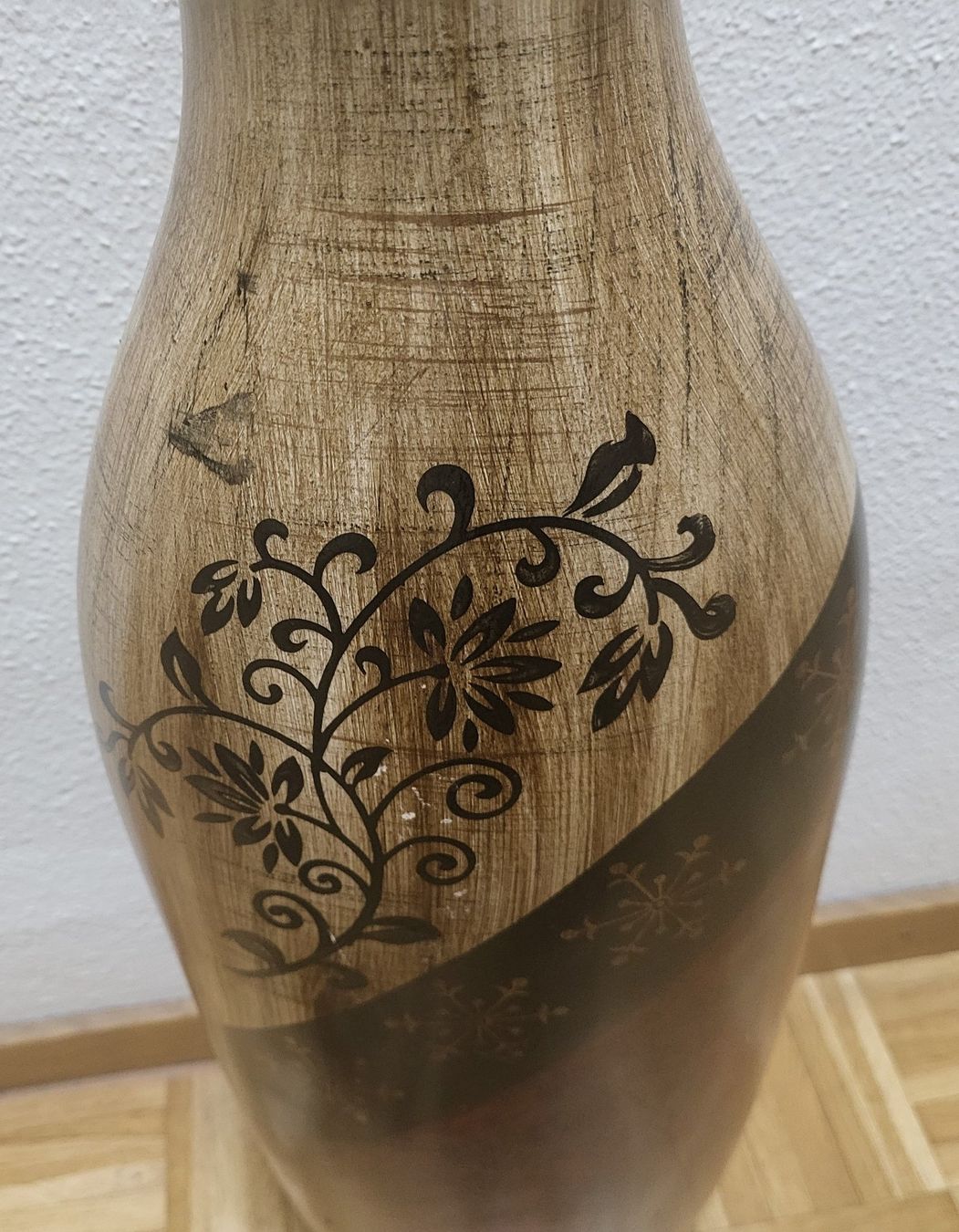 Vasi & Recipienti: Grosse Bodenvase, braun mit Muster – Usato da Basel venduto da sci_67ms 9