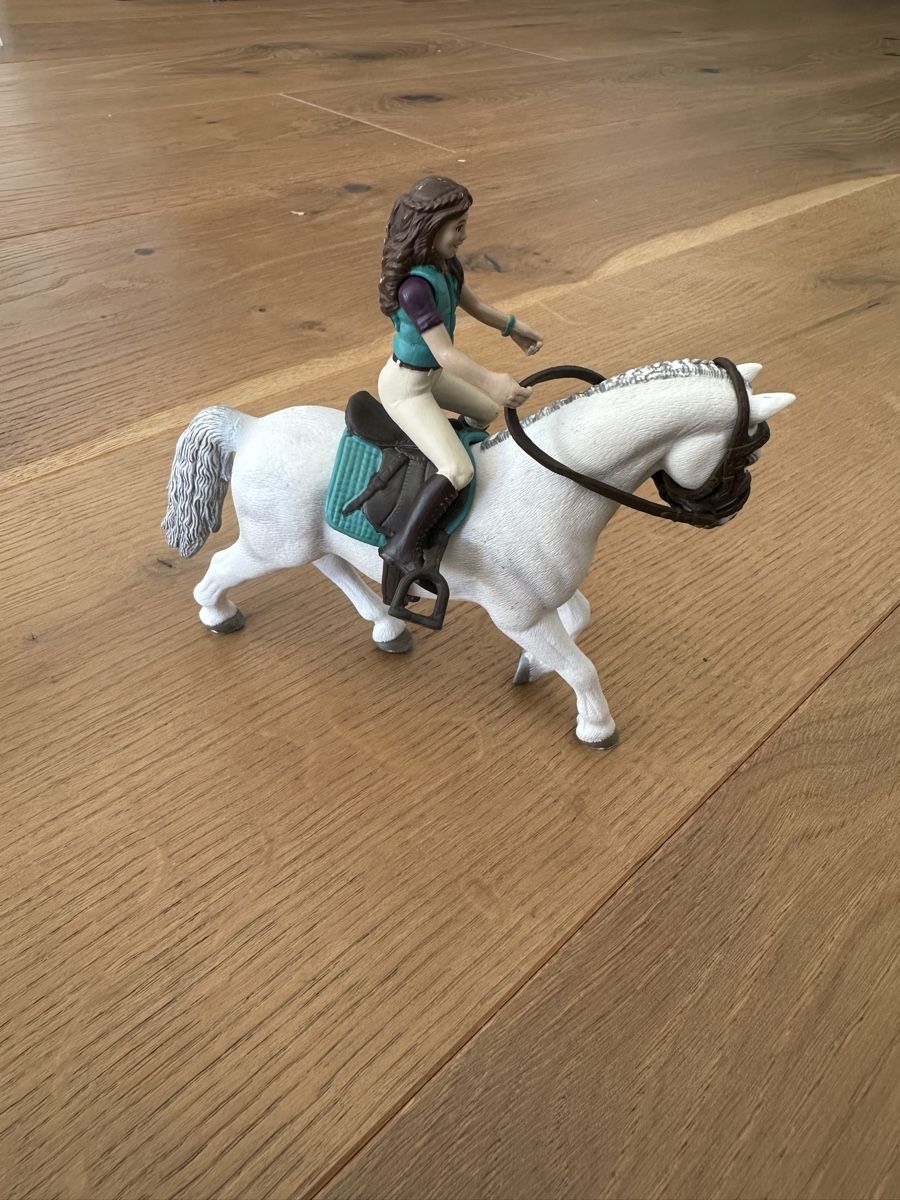 Schleich Giocattoli: Schleich Pferd mit Reiterin – Usato da Hattenhausen venduto da Topas00 2