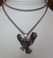 NEU: Edelstahl Kette mit EULE Anhänger