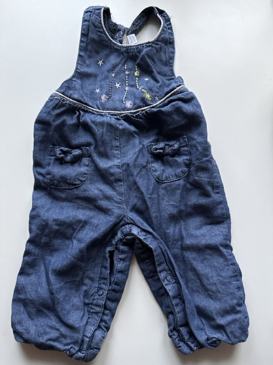 Pantaloni: Salopette bébé Orchestra jean 3 mois 60 cm – Usato da Saulcy venduto da lanah31