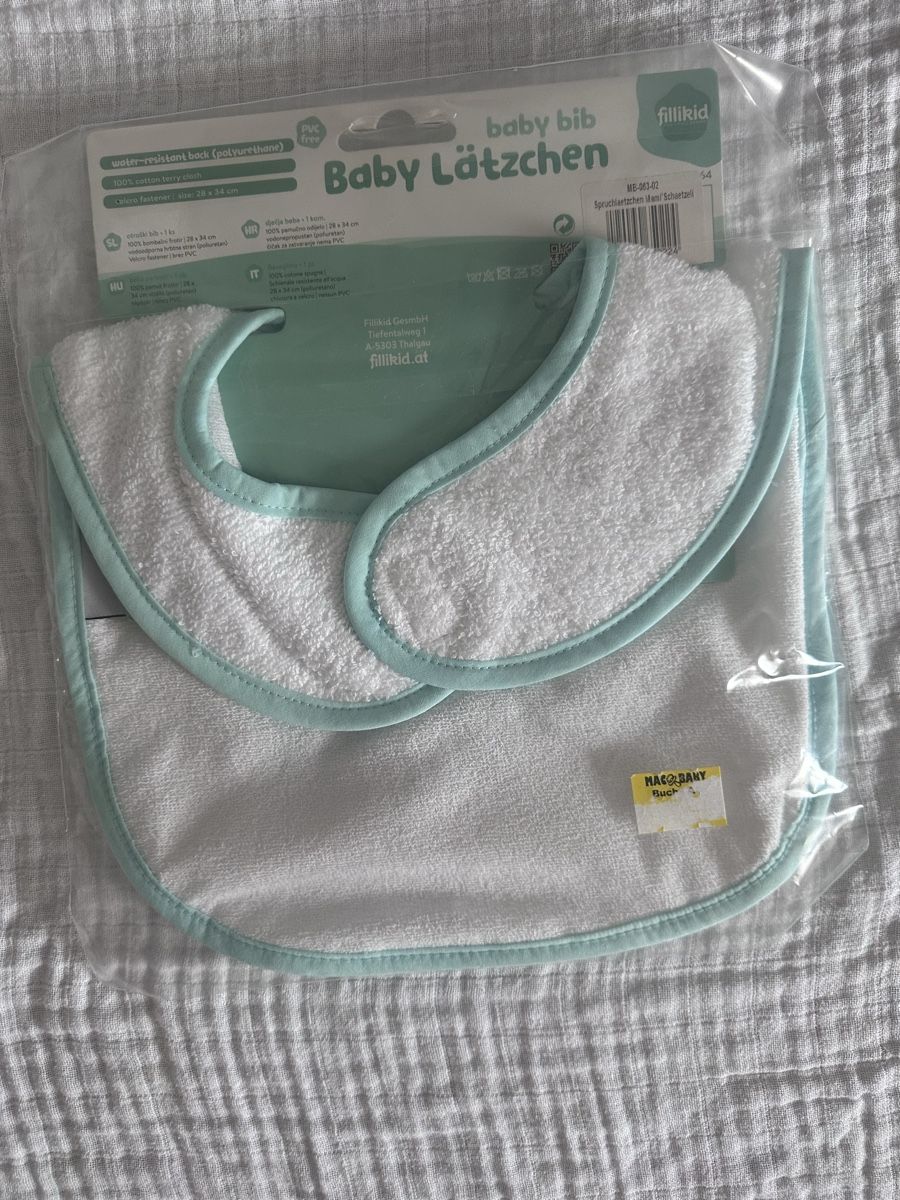 Baby-Mahlzeiten: Baby-Lätzchen – Neu und originalverpackt aus Birmenstorf AG von hor_zdb9 2