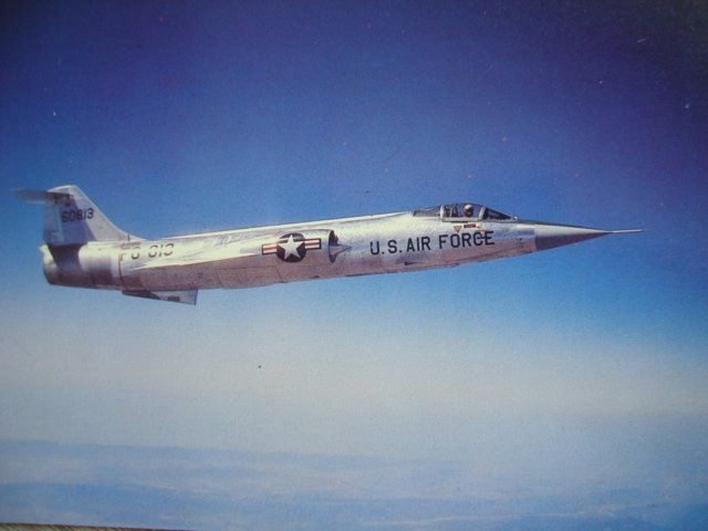 Ansichtskarten: Lockheed F-104A ''Starfighter'' – Neu und originalverpackt aus Thun von Abigboss