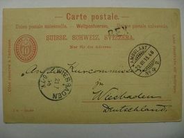Postkarte - Weltpostverein