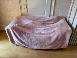 Zara Home Kuscheldecke Rosa Wie neu