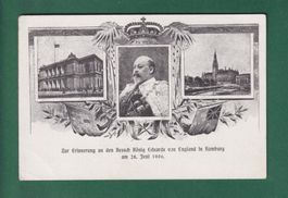 HAMBURG - Besuch König Eduards 1904