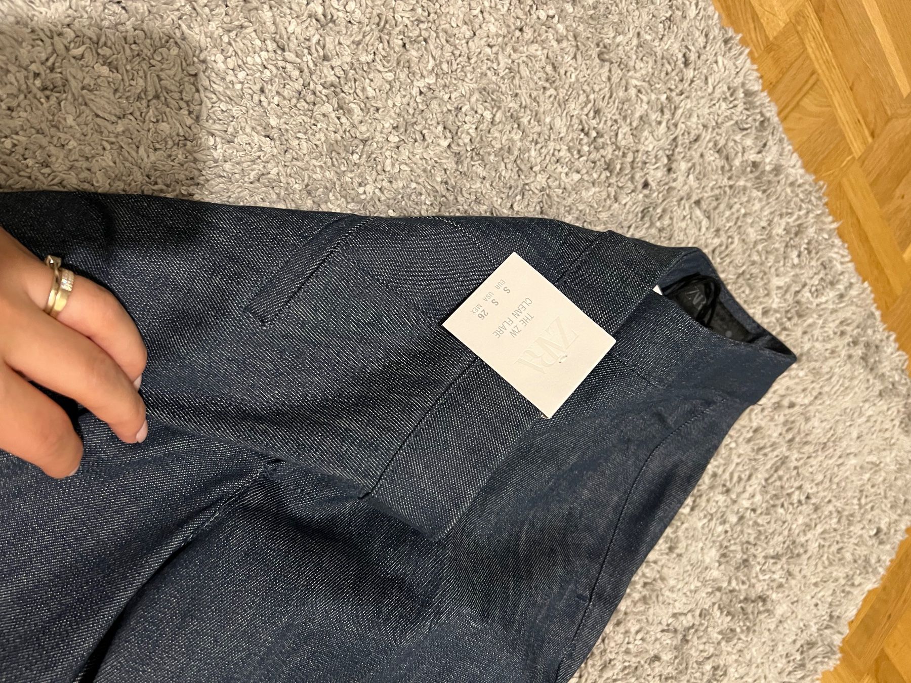 Zara Pantaloni: ZARA Dunkelblaue Hose | elegante Hose – Nuovo (secondo la descrizione) da Wittenbach venduto da DGB_xoxo 2