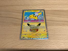Pokemon Karte Pikachu 20/30 30th Celebrations 042/128 DE